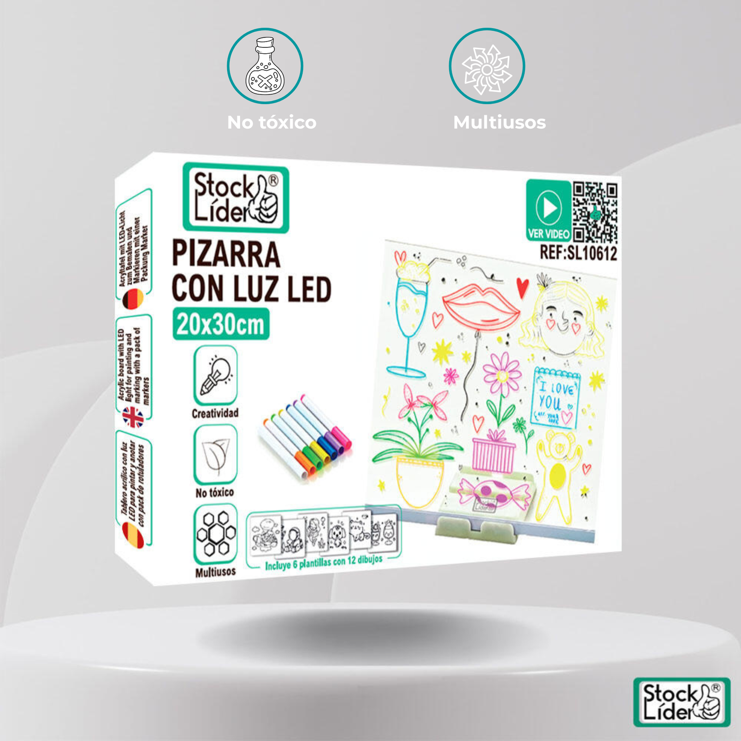 GlowBoard™ - Pizarra Mágica LED