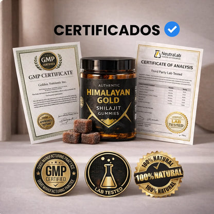 Himalayan Gold Shilajit Gummies – Energía Natural y Vitalidad en Cada Gominola