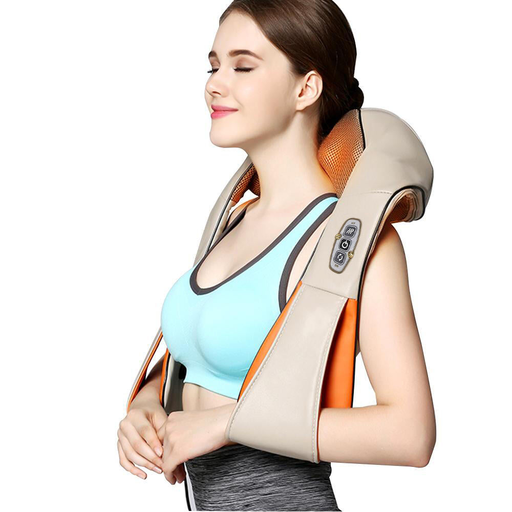 AELYR Neckura™ – Masajeador Cervical Inteligente Shiatsu